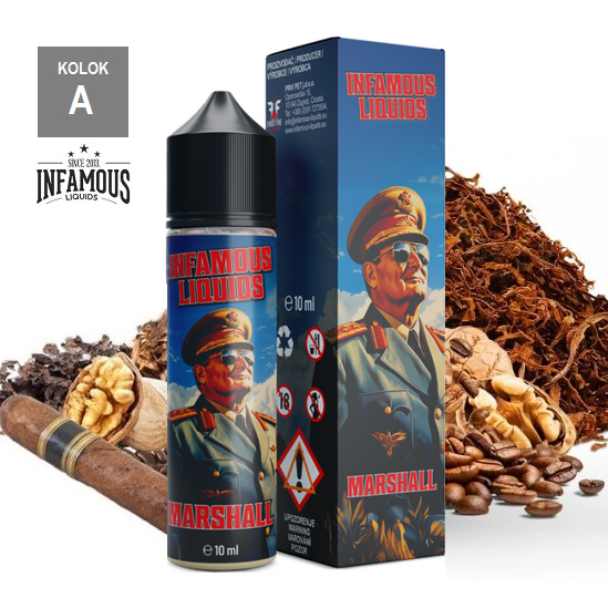 10/60ml INFAMOUS SPECIAL - MARSHALL  TOBACCO 