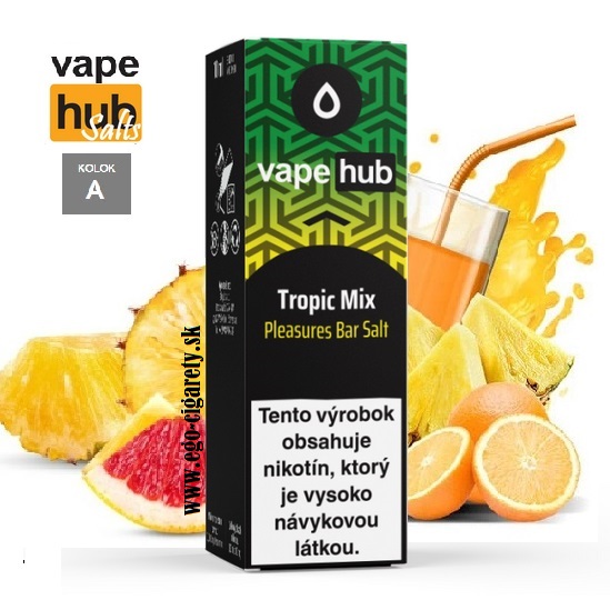 10ml VAPEHUB SALT Pleasures 20mg - TROPIC MIX
