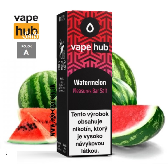 10ml VAPEHUB SALT Pleasures 10mg - WATERMELON