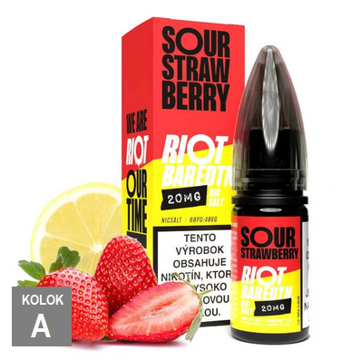 10ml RIOT BAR EDTN 20mg SALT - SOUR STRAWBERRY