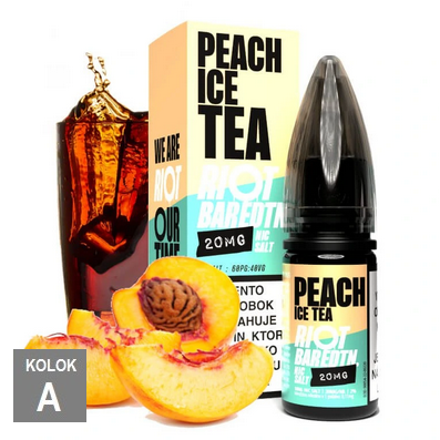 10ml RIOT BAR EDTN 20mg SALT - PEACH ICE TEA
