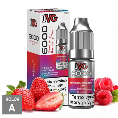 10ml IVG6000 SALT 20mg - STRAWBERRY RASPBERRY CRUSH