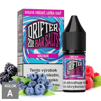 10ml DRIFTER BAR SALTS 20mg - MAD BLUE