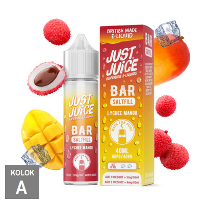 12/60ml JUST JUICE BAR - LYCHEE MANGO