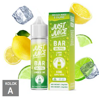 12/60ml JUST JUICE BAR - LEMON LIME