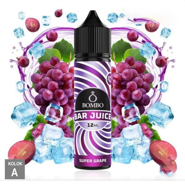 12/60ml BOMBO BAR - SUPER GRAPE
