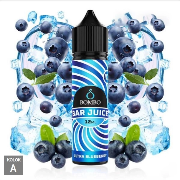 12/60ml BOMBO BAR - ULTRA BLUEBERRY