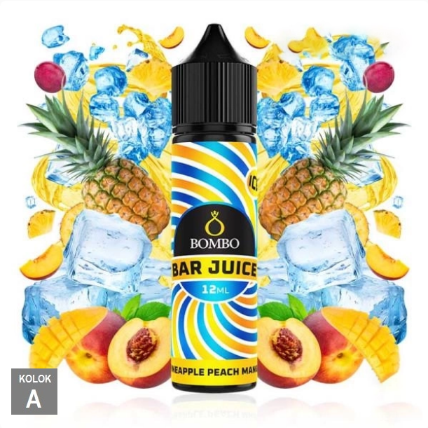 12/60ml BOMBO BAR - PINEAPPLE PEACH MANGO
