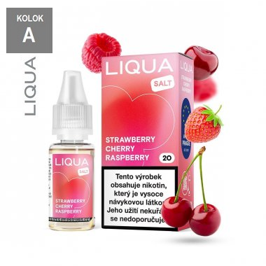 10ml LIQUA SALT 20mg - STRAWBERRY CHERRY RASPBERRY