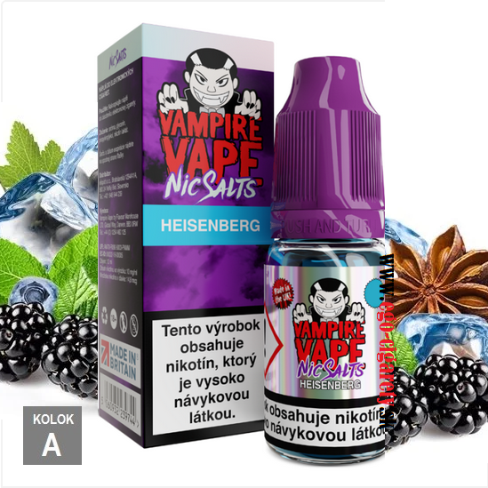 10ml NicSALT VAMPIRE VAPE 10mg - HEISENBERG