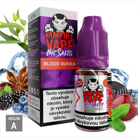 10ml NicSALT VAMPIRE VAPE 10mg - BLOOD SUKKA