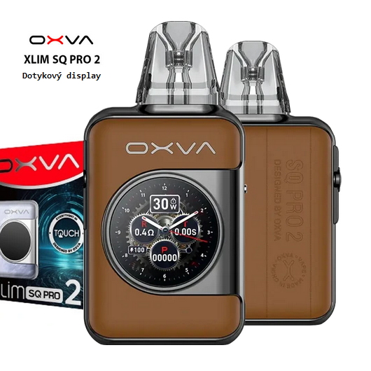 OXVA xLIM SQ Pro 2 1600mAh POD 2ml kit - BROWN LEATHER