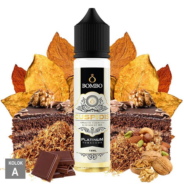 15/60ml BOMBO PLATINUM - CUSPIDIS TOBACCO