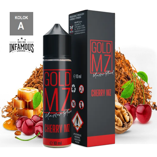 10/60ml INFAMOUS  - CHERRY MZ TOBACCO 