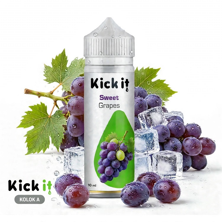 10/60ml KICK IT - SWEET GRAPES