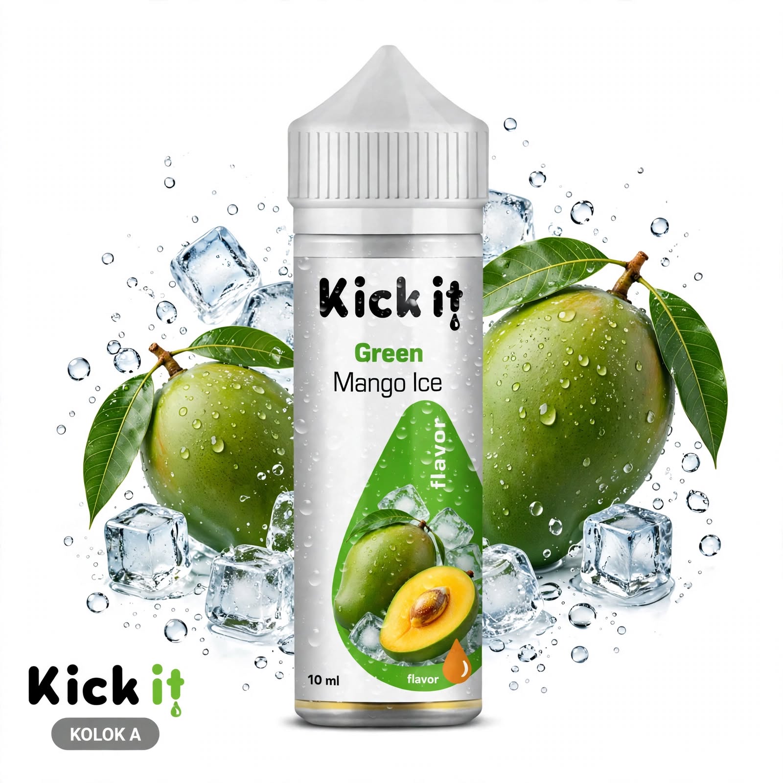 10/60ml KICK IT - GREEN MANGO ICE