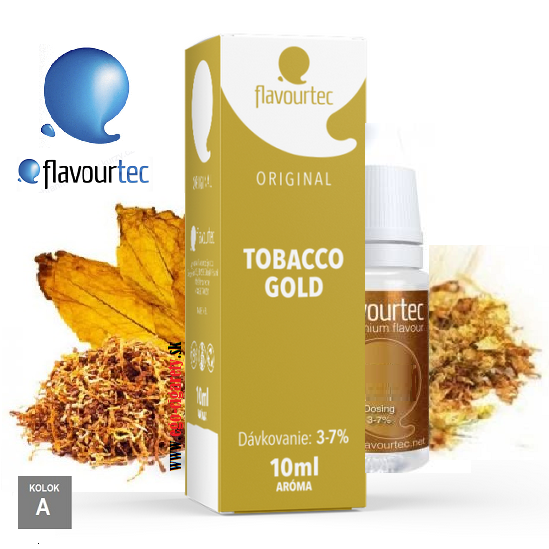 10ml FLAVOURTEC aróma - GOLD TOBACCO