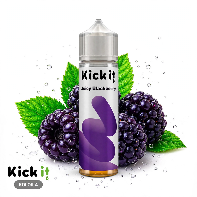 10/60ml KICK IT - JUICY BLACKBERRY